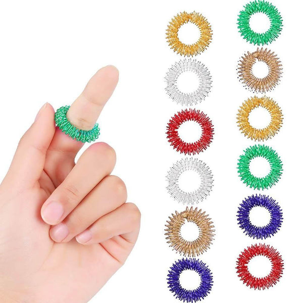 Bague hérissée sensorielle (lot de 12)