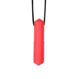 pendentif à mâchouiller rouge