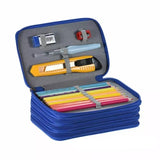 Trousse à compartiment bleue