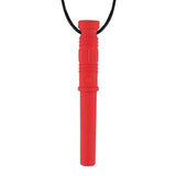 collier à mâcher sabre rouge