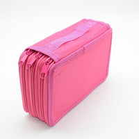 trousse 3 compartiment rose