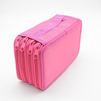 trousse 4 compartiment rose